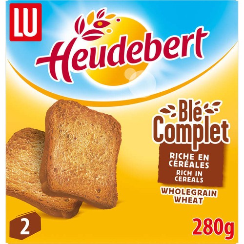 Lu Heudebert Biscottes Blé Complet 280g
