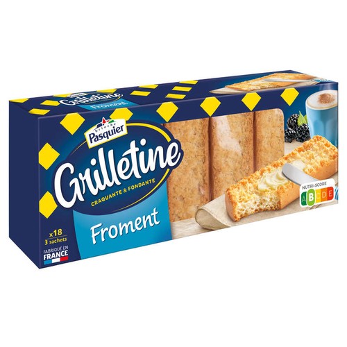 Pasquier Tartines Grilletine Froment 242g