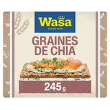 Wasa Tartine Croustillante Sensation aux graines de chia & touche de sel 245g