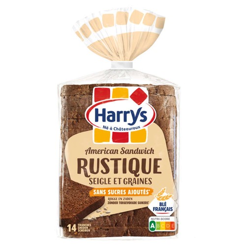 Harry's American sandwich rustique sans sucres ajoutés 500g