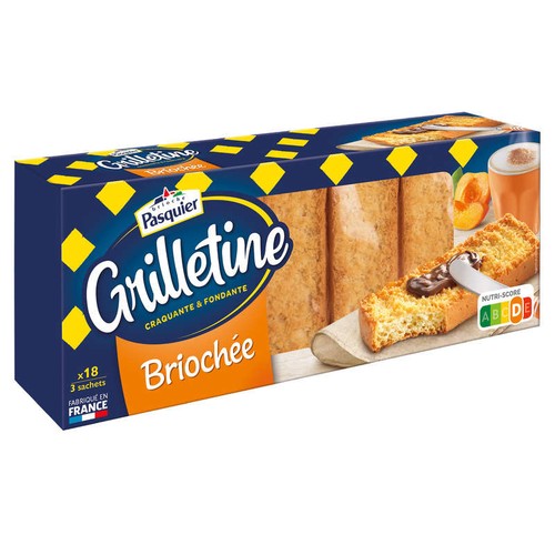 Pasquier Tartines Grillées Briochées 255g