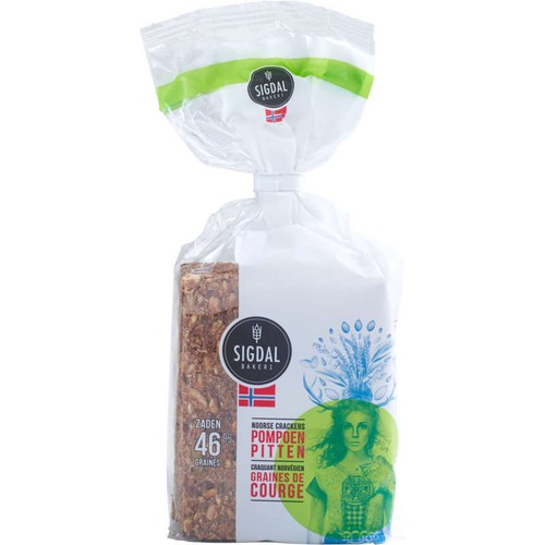 Sigdal Craquants aux Graines de courge 190g