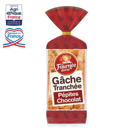 La Fournée dorée Gâche pépites Chocolat 500g