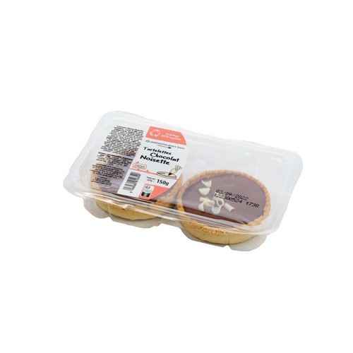 Atelier Georget Tartelettes chocolat noisette 2x75g
