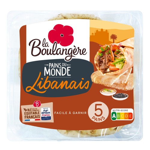 La Boulangère Pains libanais 250g