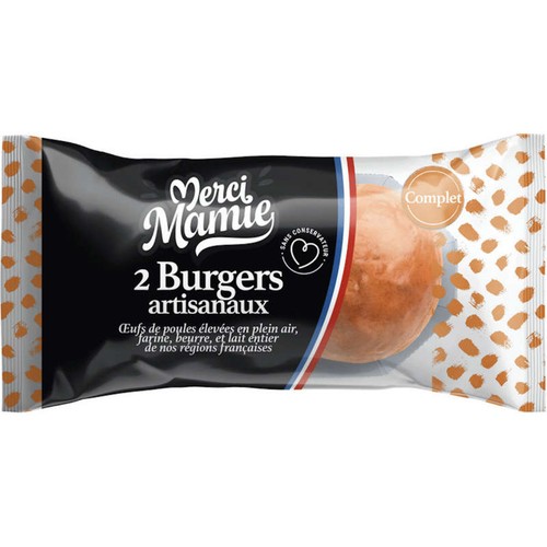 Merci Mamie Burgers complet 2x120g