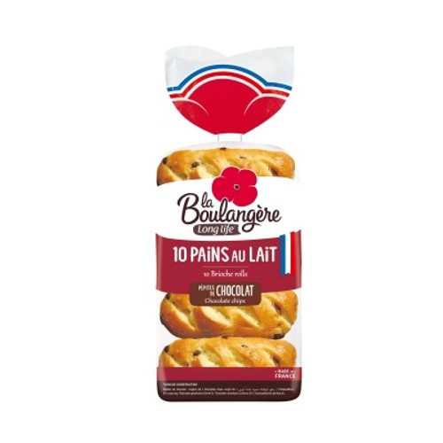 La Boulangère Pain Lait Pépites De Chocolat x10 350g
