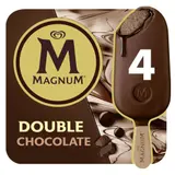Magnum Glaces Bâtonnets Double Chocolate x4 284g