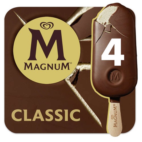 Magnum Glace classic bâtonnet 4x100ml