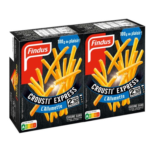 Findus Crousti' express l'allumettes 2x100g