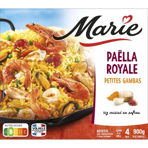 Marie Paëlla royale Petites Gambas et safran 900g
