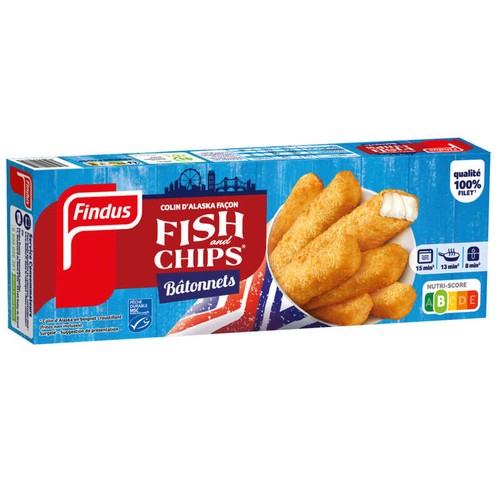 Findus Colin d'Alaska façon Fish & Chips 364g