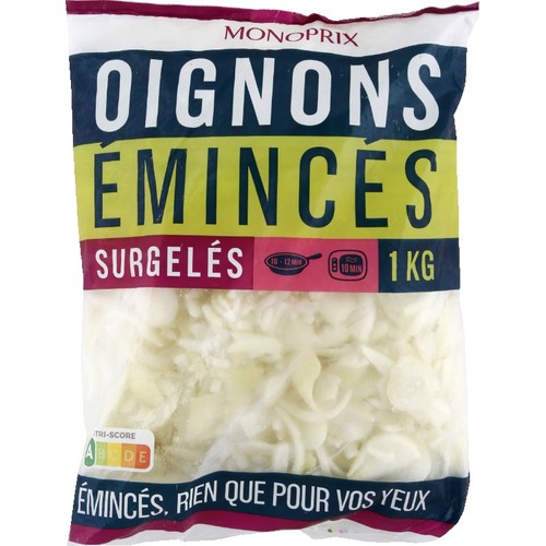 Monoprix Oignons Emincés surgelés 1kg