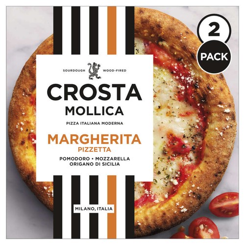 Crosta & Mollica Pizzetta surgelée margherita x2 436g