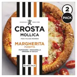 Crosta & Mollica Pizzetta surgelée margherita x2 436g