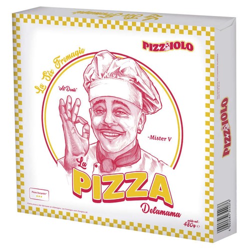 Pizzaiolo la pizza Delamama Six Fromagio surgelé 480g