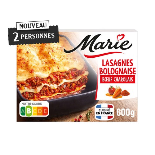 Marie Lasagnes à la bolognaise 600g