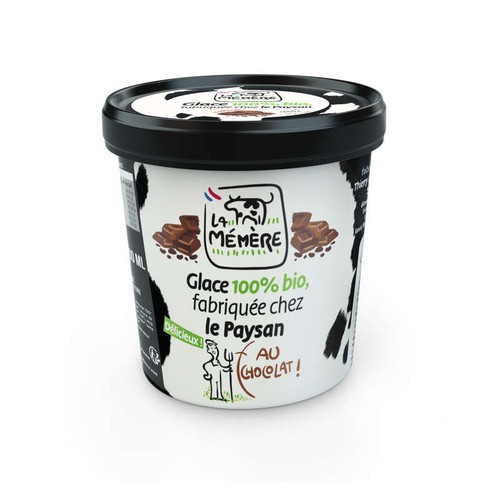 La Mémère Glace chocolat 100% Bio 400g