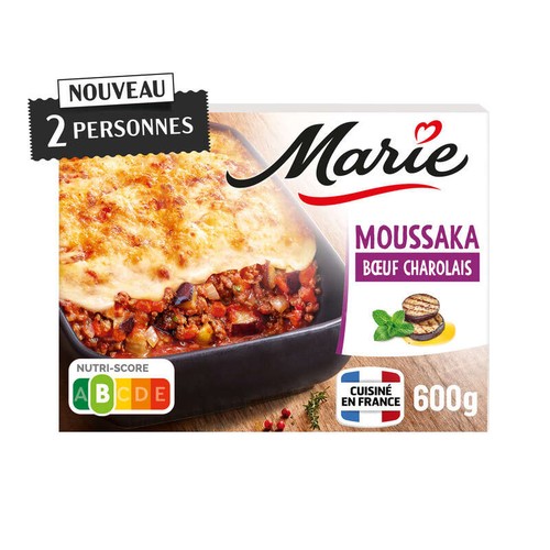 Marie Moussaka Bœuf Charolais 600g