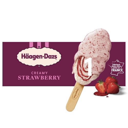 Häagen-Dazs Bâtonnet Creamy Strawberry 80ml