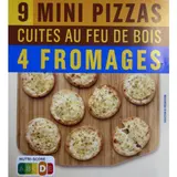 Monoprix 9 mini pizzas 4 fromages 270g