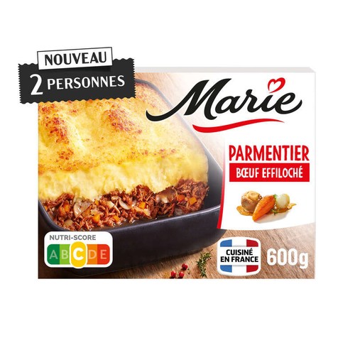 Marie Parmentier de bœuf petits légumes cuisinés 600g