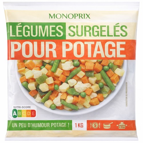 Monoprix Légumes potage Surgelés 1kg