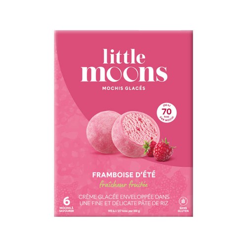 Little Moons Mochi Glacés Framboise boîte 192g