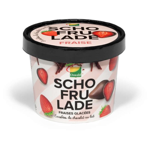 SchoFruLade Fraise Chocolat au lait 130g