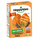 Happyvore Suprêmes Panés 100% Végétal *4 Format Familial 360g