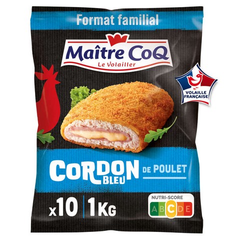 Maître Coq Cordon Bleu de Poulet *10 1kg