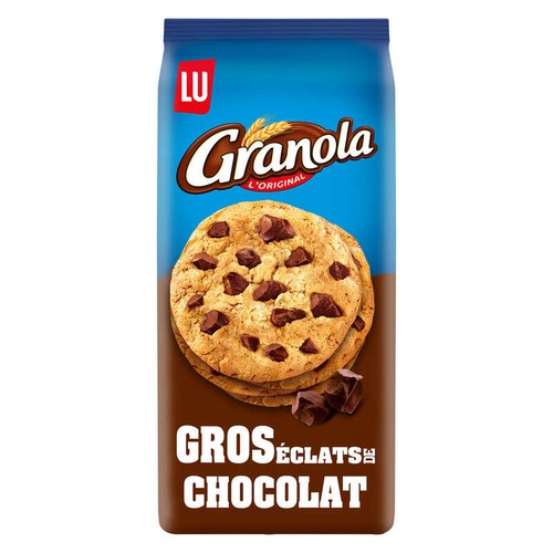 Granola Cookies aux gros éclats de Chocolat 184g