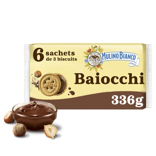 Mulino Bianco Biscuits Baiocchi  336g