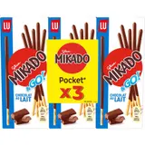 Lu Mikado Biscuits nappés au Chocolat au Lait 3x39g