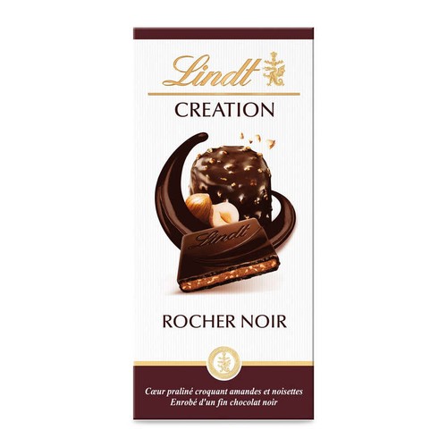 Lindt Creation Tablette Rocher Noir 150g