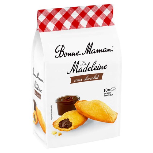 Bonne Maman Madeleine Coeur Chocolat x10 300g
