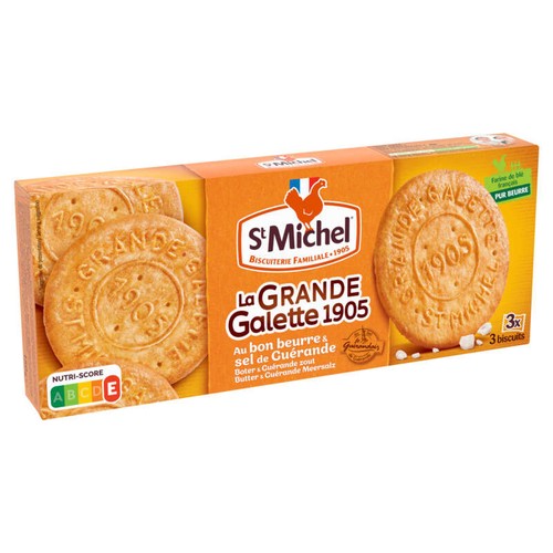 St Michel La grande galette 1905 au sel de Guérande et beurre frais 150g