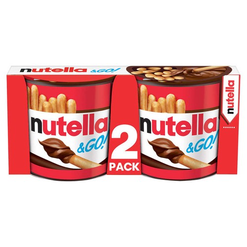 Nutella Pâte à Tartiner aux Noisettes et de Bâtonnets Céréaliers 104g