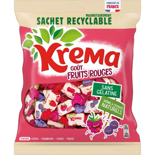 Krema Bonbons Fruits Rouges 240g