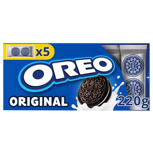 Oreo Original Biscuits fourrés à la Vanille Pocket 220g