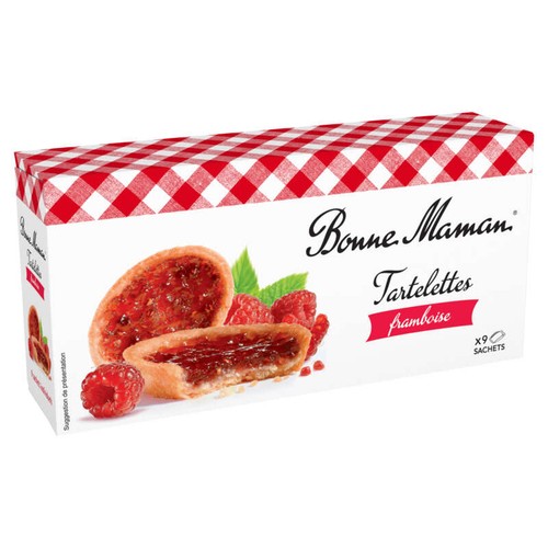 Bonne Maman Tartelettes framboise 135g