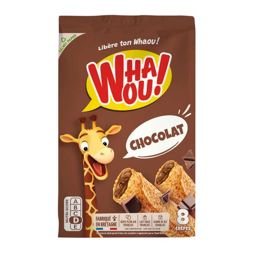 Whaou! Crêpes Au Chocolat x8 256g