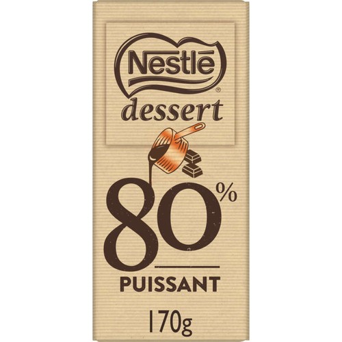 Nestlé Dessert Chocolat Noir 80% Puissant 170g