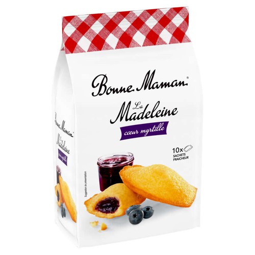 Bonne Maman 12 Madeleines Myrtille 300g