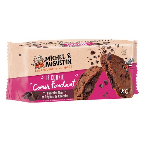 Michel & Augustin Super cœur fondant au chocolat noir 180g