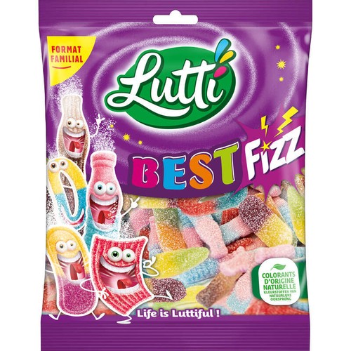 Lutti Bonbons BestFizz 350g