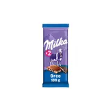 Milka Tablette Chocolat Au Lait Éclats D'Oreo 2x100g