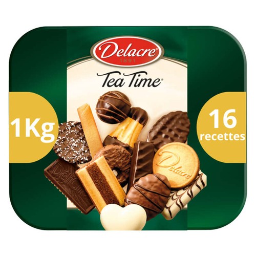 Delacre Tea Time Assortiments de Biscuits 1kg