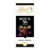 Lindt Excellence Tablette Chocolat Noir Subtil 70 % De Cacao 100g