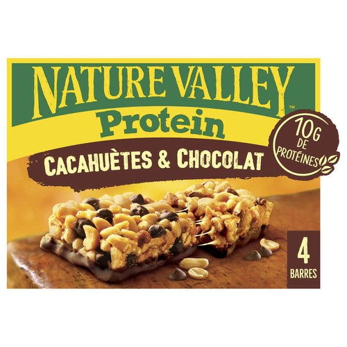 Nature Valley Barre De Céréales Protein Cacahuètes & Chocolat 40g